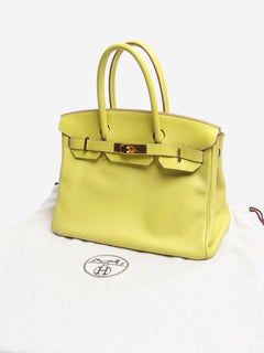Yellow 2011 Birkin 30 bag Top Handle Bags Hermes 