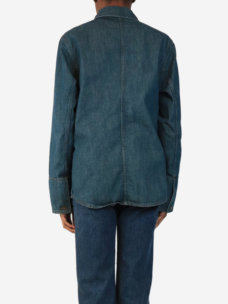 Blue Garance denim shirt - size UK 6 alternate image