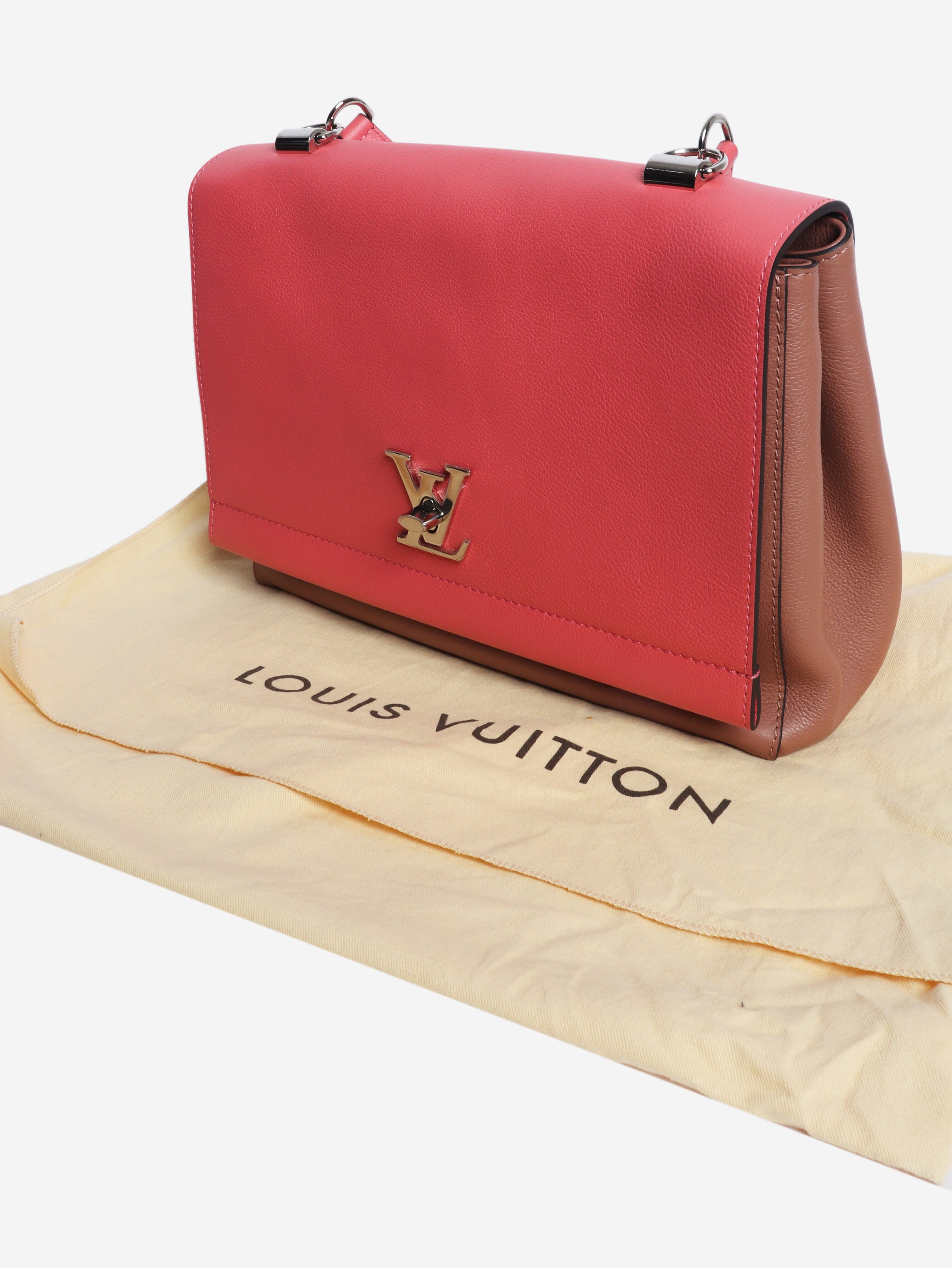 Pink 2016 Lockme leather shoulder bag Bags Louis Vuitton 