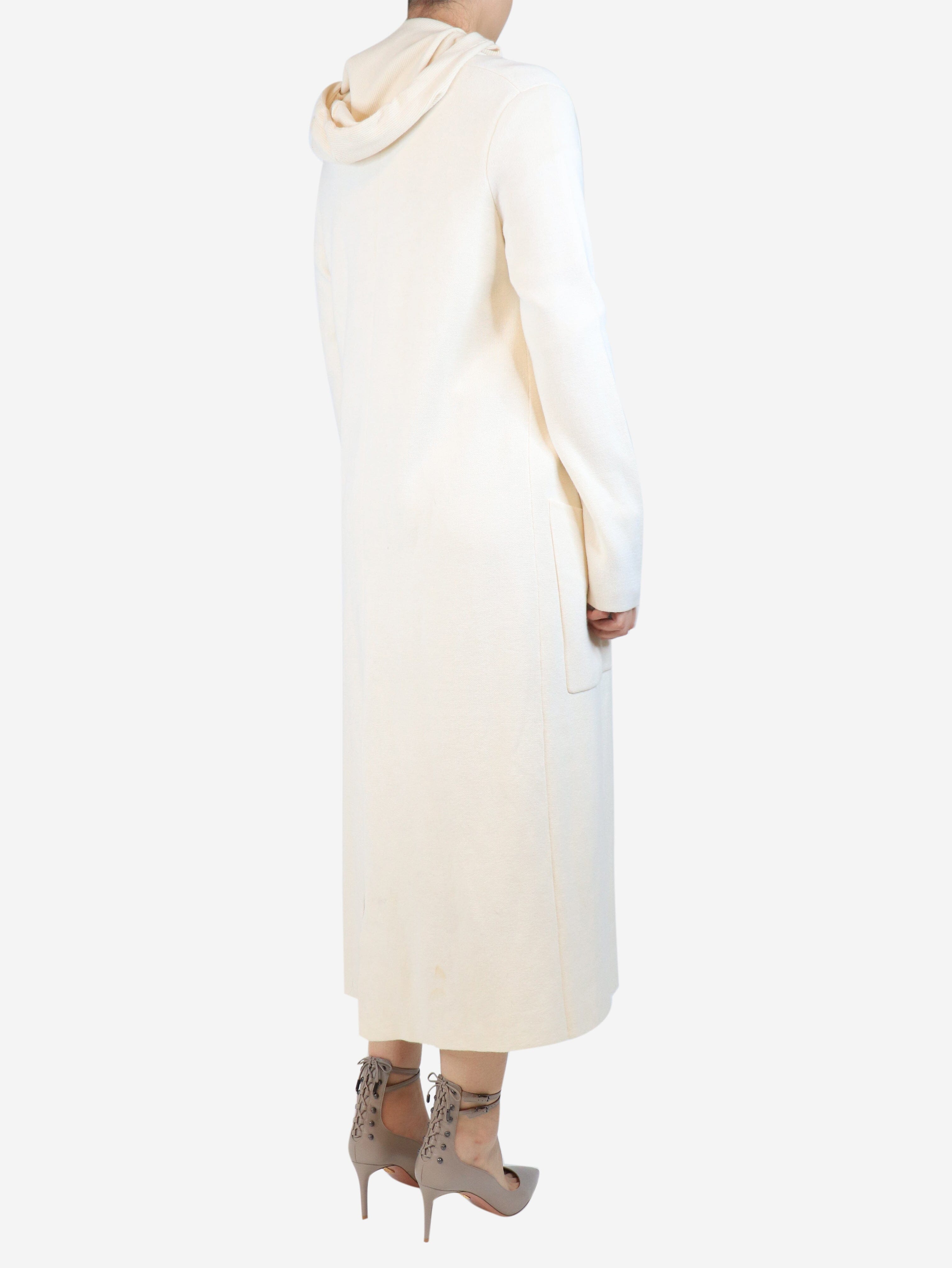Cream longline cardigan - size M Knitwear Maje 