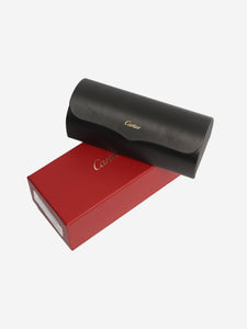 Cartier Brown Signature C de Cartier sunglasses