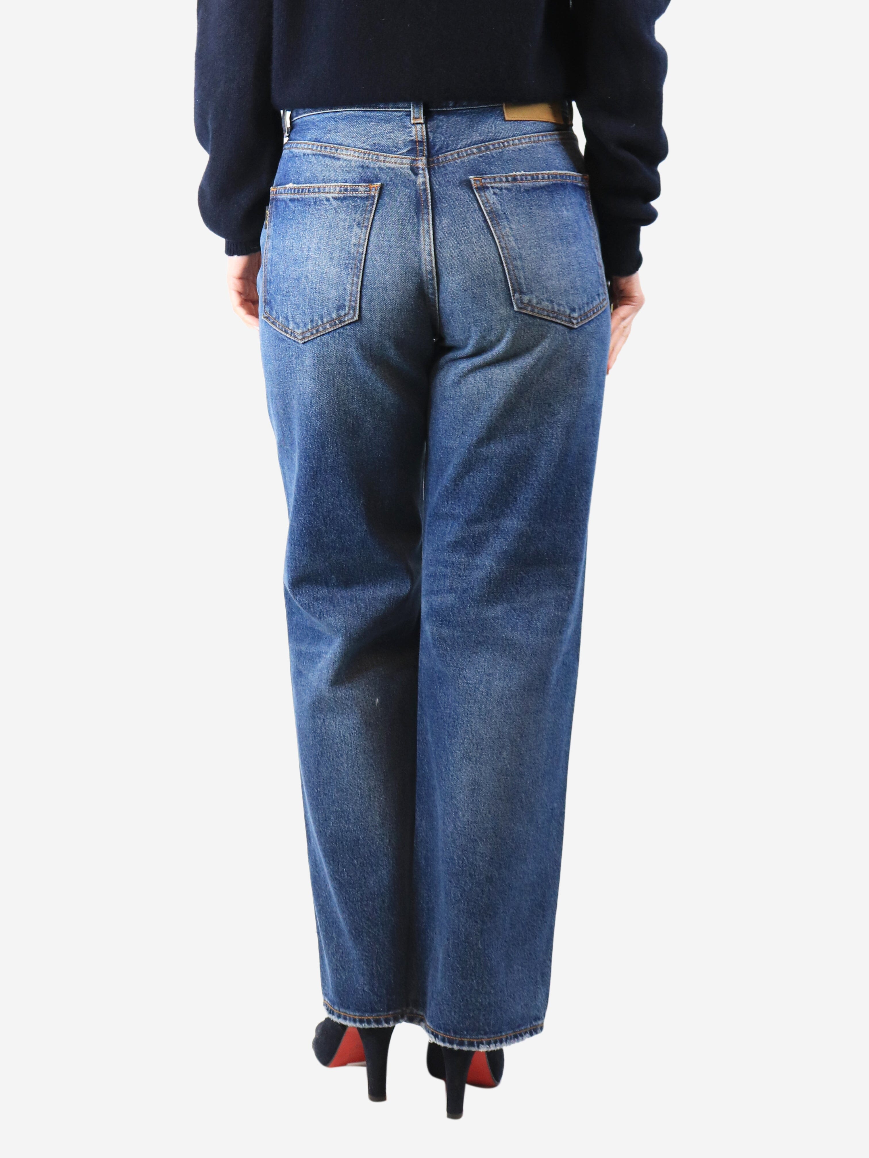 Blue wide-leg jeans - size UK 10 Denim HAIKURE 