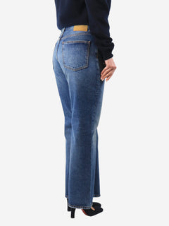 Blue wide-leg jeans - size UK 10 Denim HAIKURE 