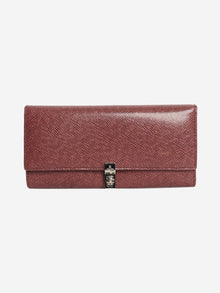 Pink leather textured wallet Wallets, Purses & Small Leather Goods Vivienne Westwood 