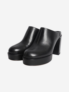 Black leather mules - size EU 38 Heels 3.1 Phillip Lim 