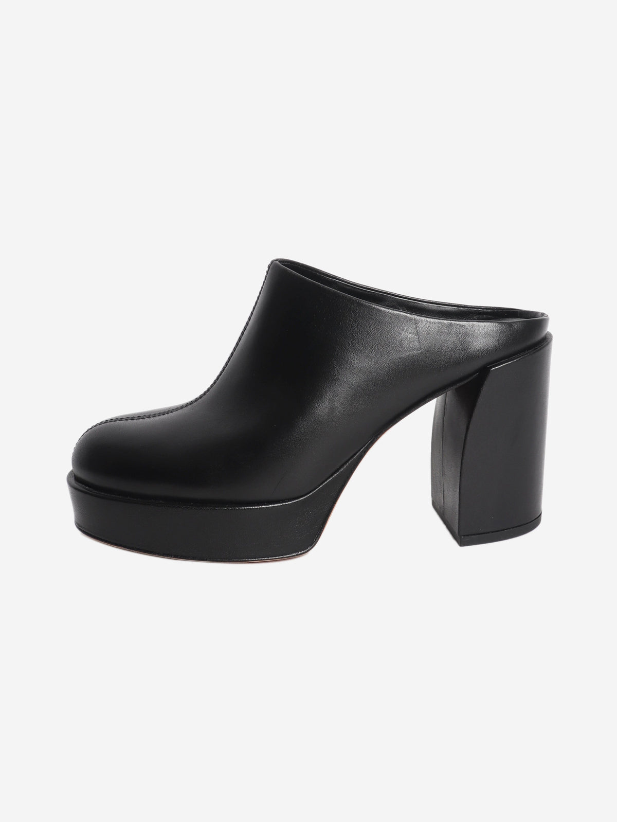 Black leather mules - size EU 38 Heels 3.1 Phillip Lim 
