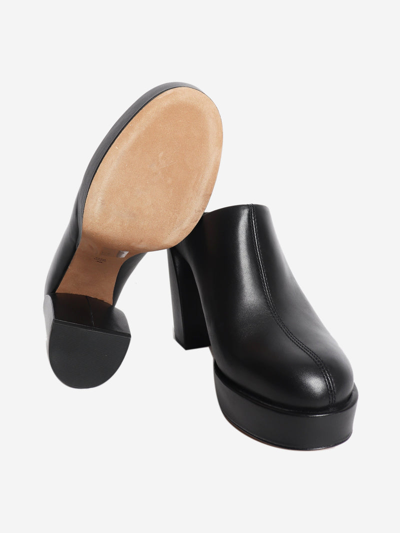 Black leather mules - size EU 38 Heels 3.1 Phillip Lim 