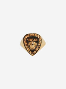 Gold Greca signet ring Rings Versace 