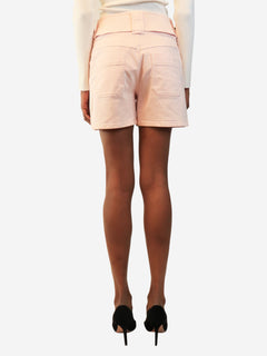 Peach blush buckled mini shorts - size UK 10 Shorts Chloe 