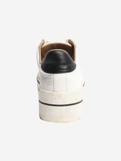 White leather trainers - size EU 38 Trainers Hermes 