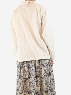 White cotton shirt - size S
