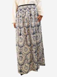 Blue Dioriviera midi skirt - size UK 14 Skirts Dior 