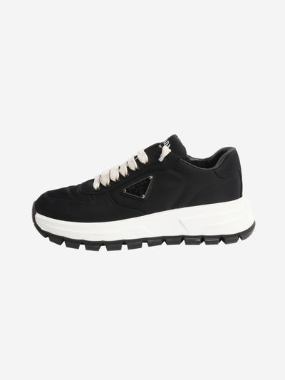 Black re-nylon trainers - size EU 38 Trainers Prada 