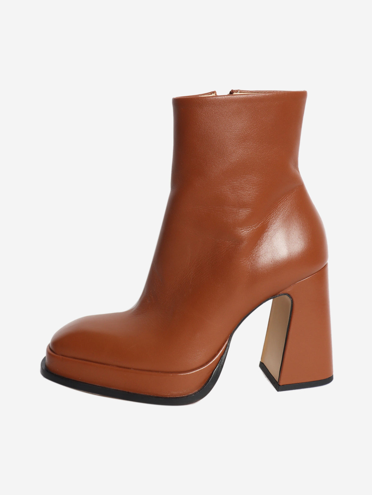 Brown leather Chueca ankle boots - EU 38 Boots Souliers Martinez 