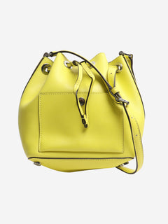 Neon yellow leather bucket bag Cross-body bags Michael Kors 