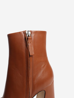 Brown leather Chueca ankle boots - EU 38 Boots Souliers Martinez 