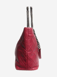 Purple 2014 Shopping in Chains lambskin tote