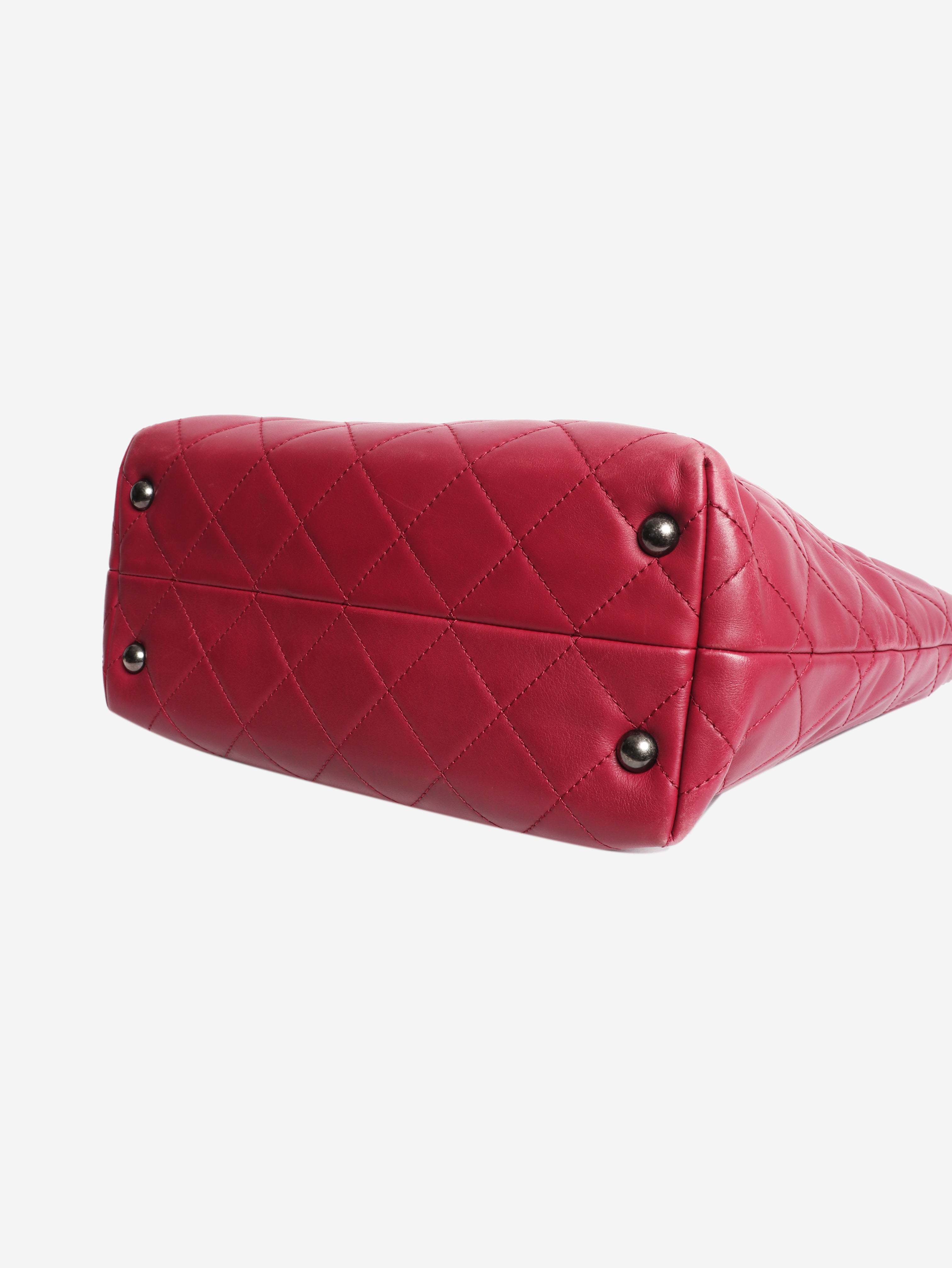 Purple 2014 Shopping in Chains lambskin tote