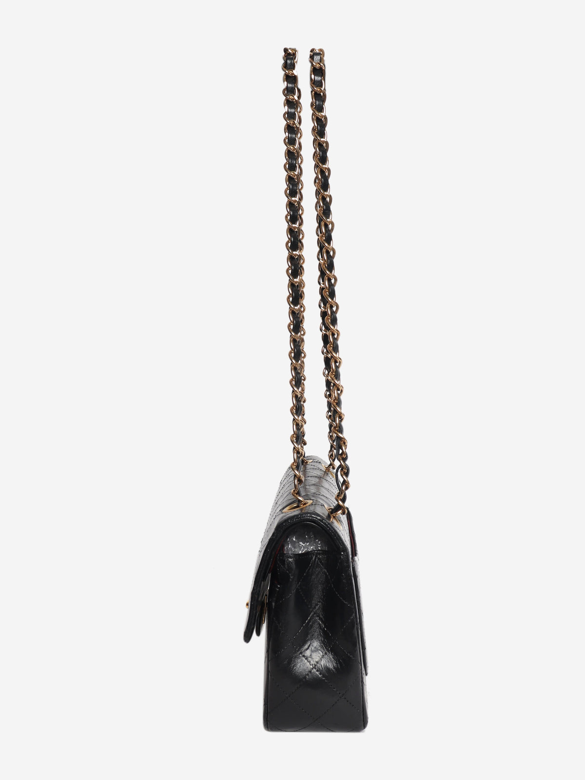 Black 1989 small lambskin Classic Double Flap bag Shoulder bags Chanel 