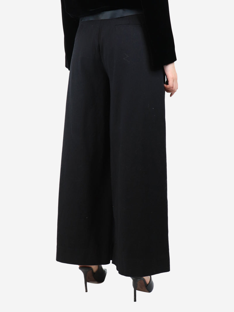 Black pleated balloon-leg trousers - size M Trousers Posse 
