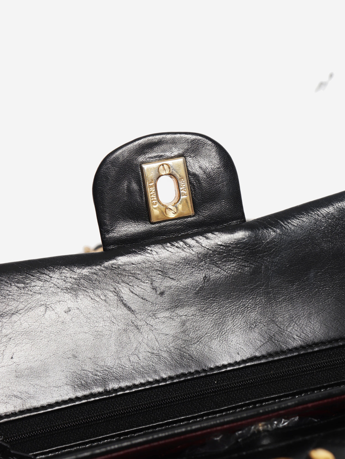 Black 1989 small lambskin Classic Double Flap bag Shoulder bags Chanel 