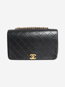 Black 1989 lambskin flap bag Shoulder bags Chanel 