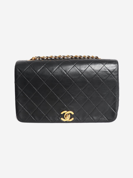 Black 1989 lambskin flap bag product image