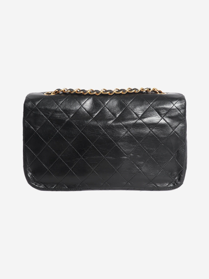 Black 1989 lambskin flap bag Shoulder bags Chanel 