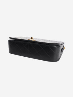 Black 1989 lambskin flap bag Shoulder bags Chanel 