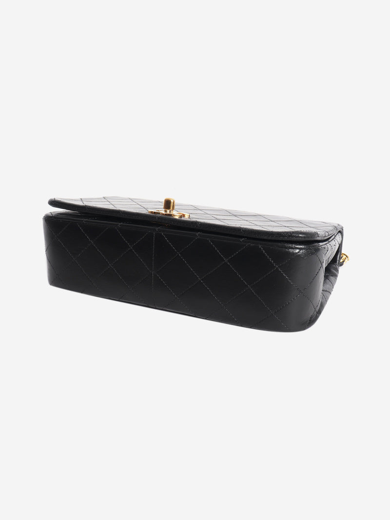 Black 1989 lambskin flap bag Shoulder bags Chanel 