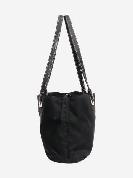 Black vintage nylon top handle bag alternate image