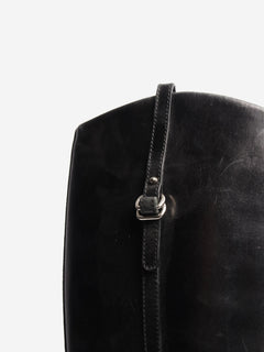 Black leather riding boots - size EU 39.5 Boots Gucci 