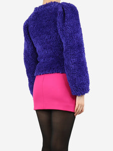 Stella McCartney Violet textured knit jumper - size UK 6