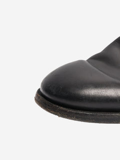 Black leather riding boots - size EU 39.5 Boots Gucci 