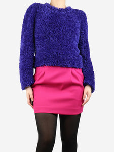 Stella McCartney Violet textured knit jumper - size UK 6