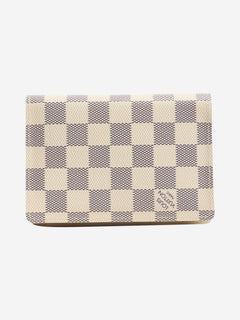 Cream Damier Azur passport cover Wallets, Purses & Small Leather Goods Louis Vuitton 
