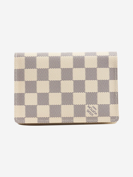 Cream Damier Azur passport cover product image