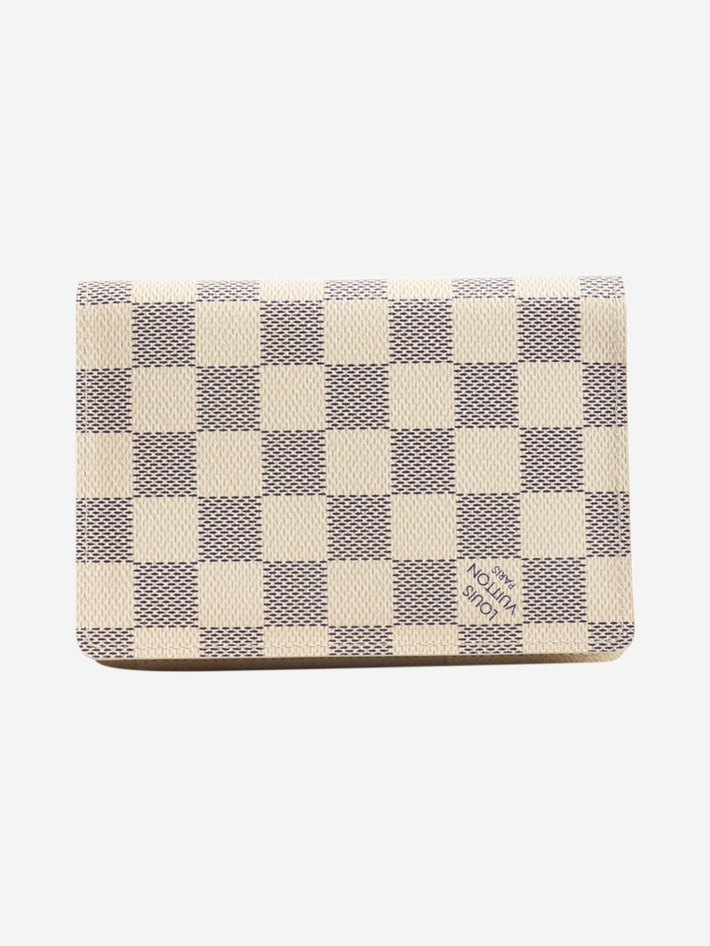 Cream Damier Azur passport cover Wallets, Purses & Small Leather Goods Louis Vuitton 