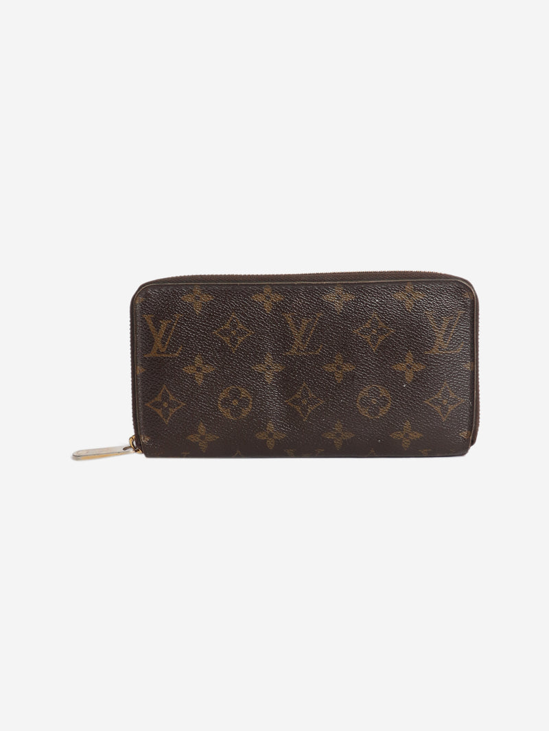 Brown Monogram zippy wallet