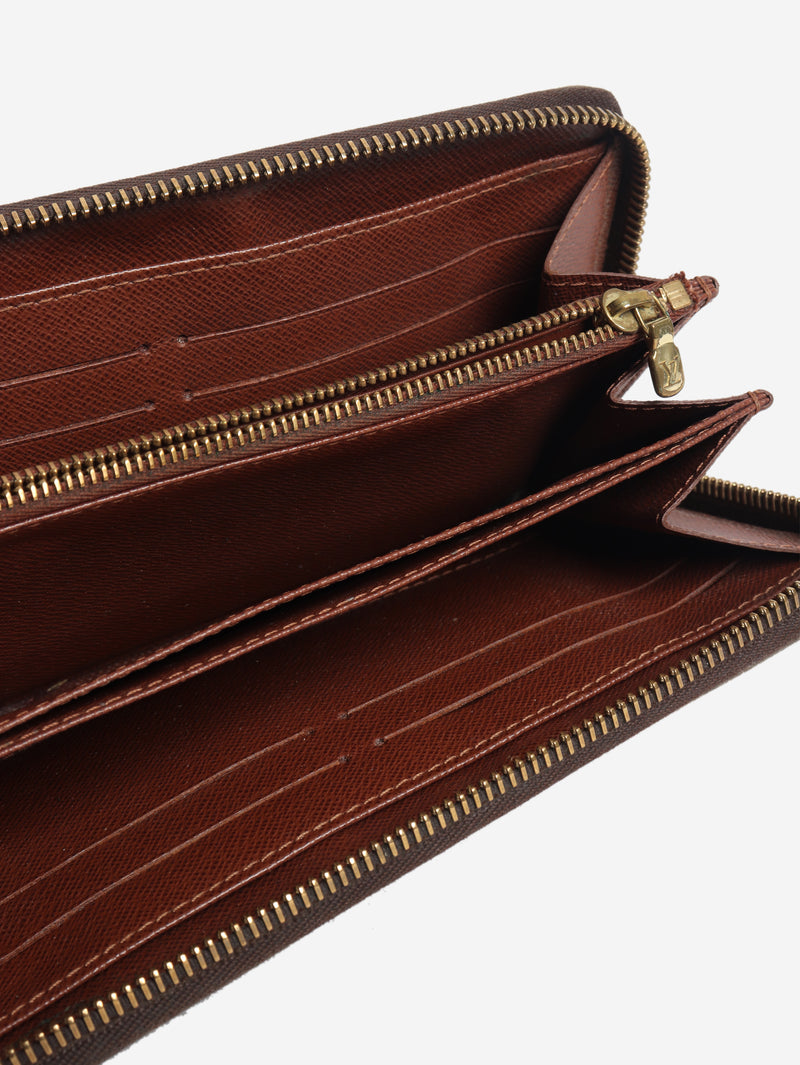 Brown Monogram zippy wallet