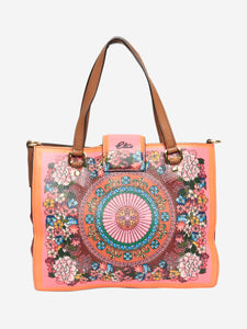 Etro Etro Pink floral paisley shoulder bag