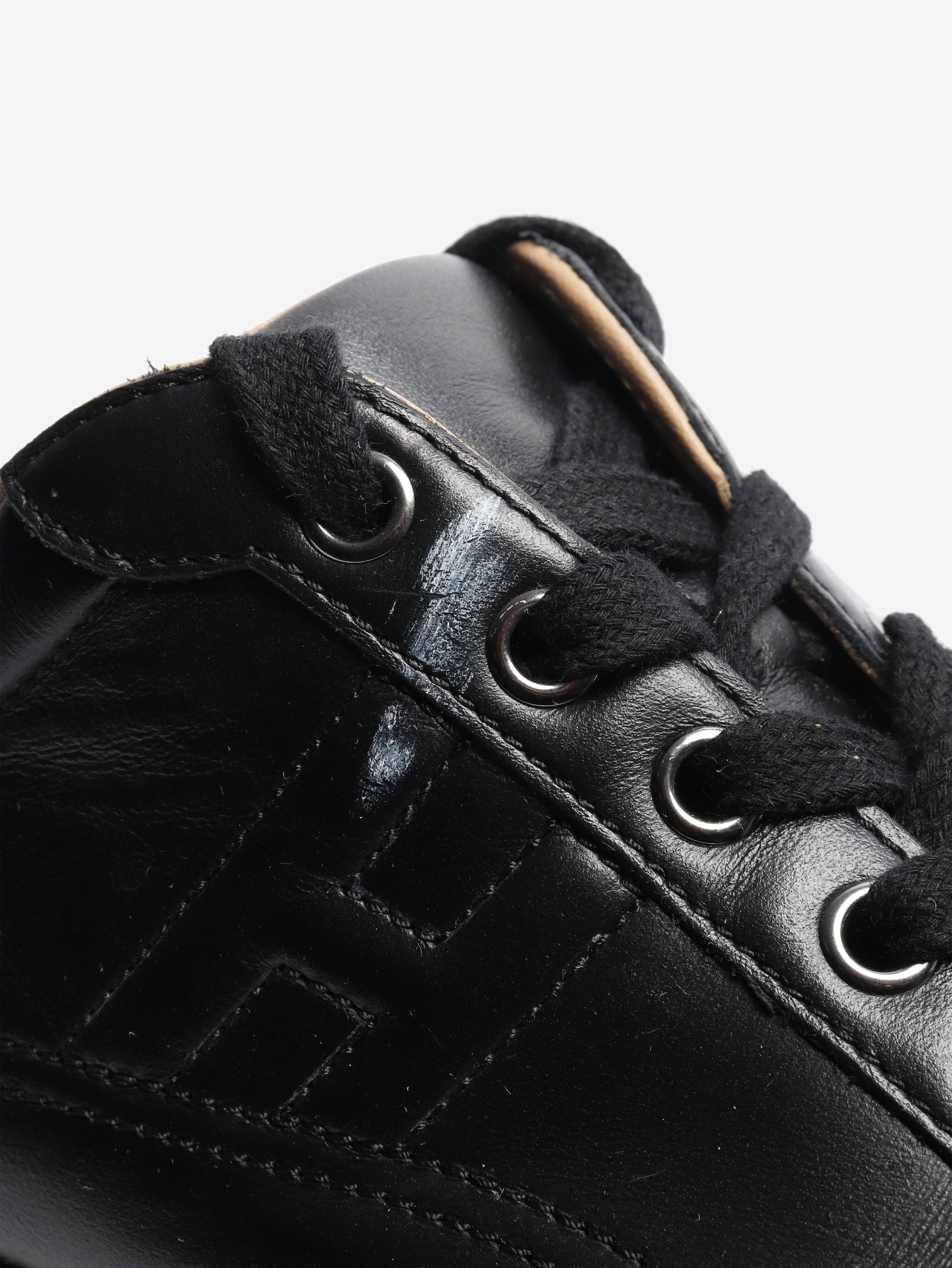 Black leather trainers - EU 39 Trainers Hermes 