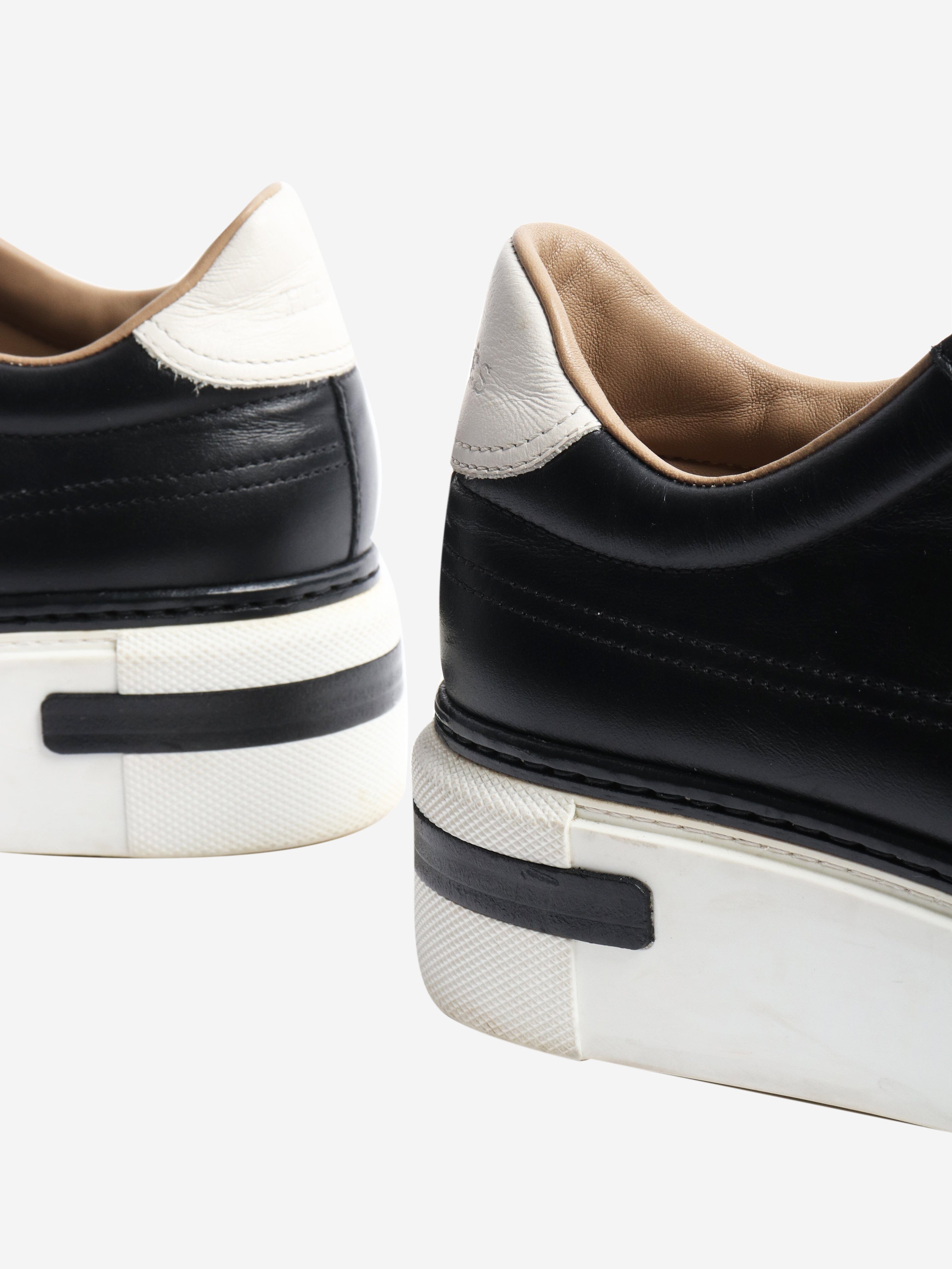 Black leather trainers - EU 39 Trainers Hermes 