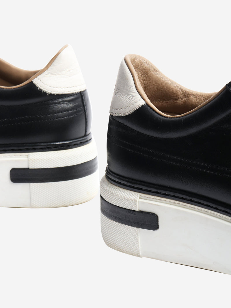 Black leather trainers - EU 39 Trainers Hermes 