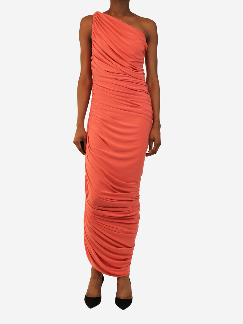 Pink ruched maxi dress - size M Dresses Norma Kamali 
