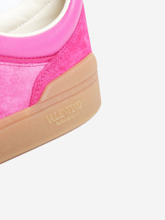 Pink suede trainers - size EU 38.5 Trainers Valentino 