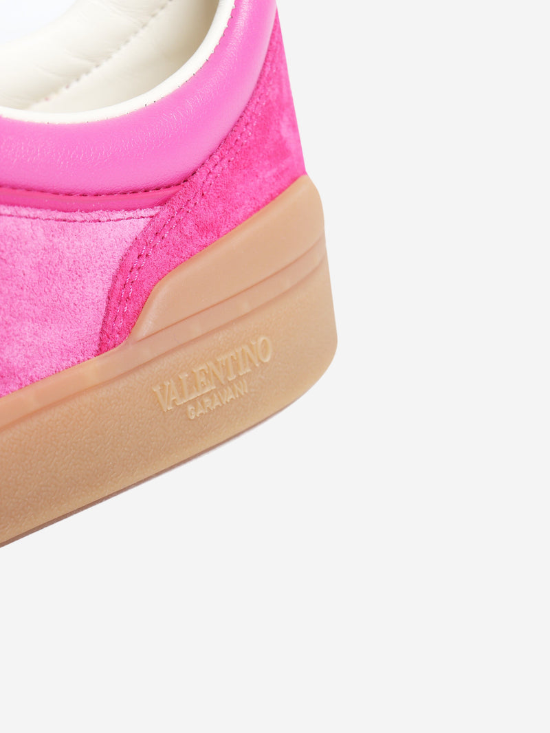 Pink suede trainers - size EU 38.5 Trainers Valentino 