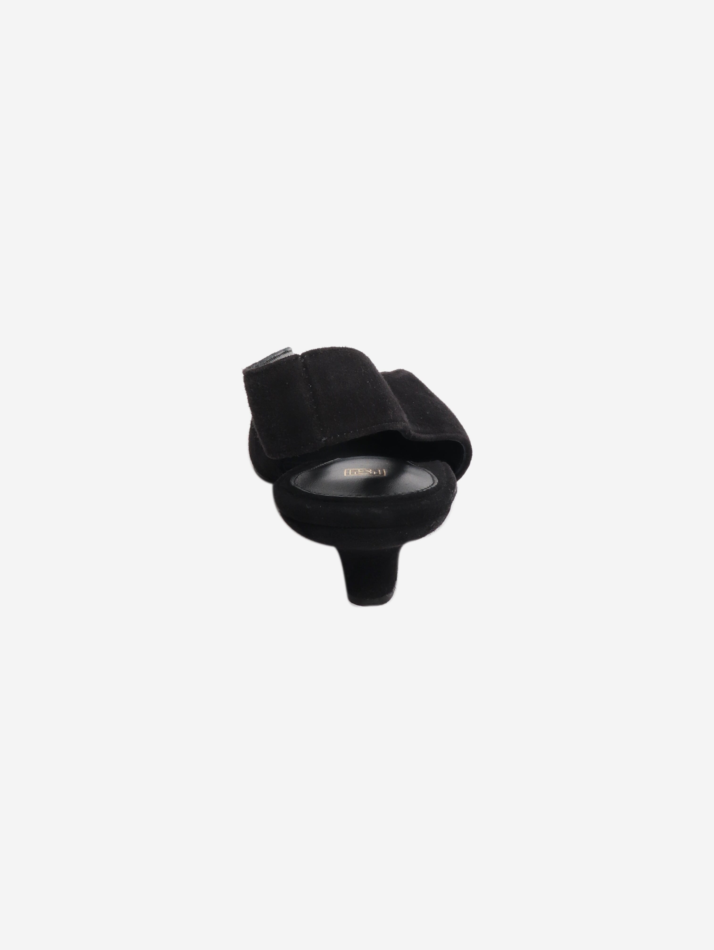 Black suede slingback kitten heels - size EU 39 (UK 6) Heels Toteme 