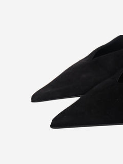 Black suede slingback kitten heels - size EU 39 (UK 6) Heels Toteme 