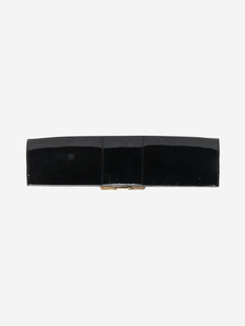 Roger Vivier Black patent leather clutch